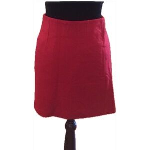 Dalia Collection red skirt.